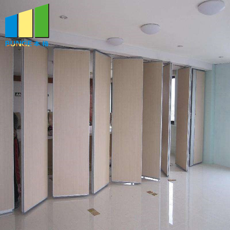 Collapsing Hotel Restaurant Movable Folding Wood Partition Walls In Sri Lanka
