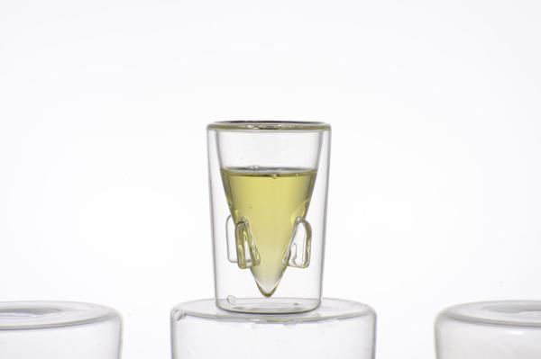 Double wall glass, Heat-resistant glass cup, borosilicate glass, Espresso, Latte