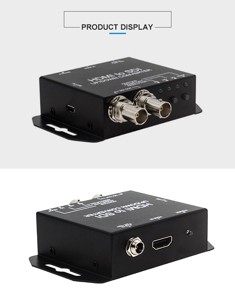 HD To SDI Video To IP Converter With Splitter 1920x1080P60 High Performance