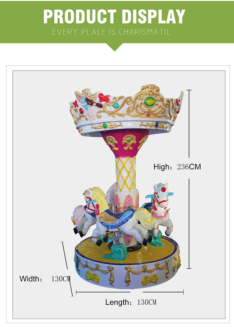 Kindergarten Merry-Go-Round Outdoor Merry Go Round Playground Equipment Merry Go Round Electric Carousel