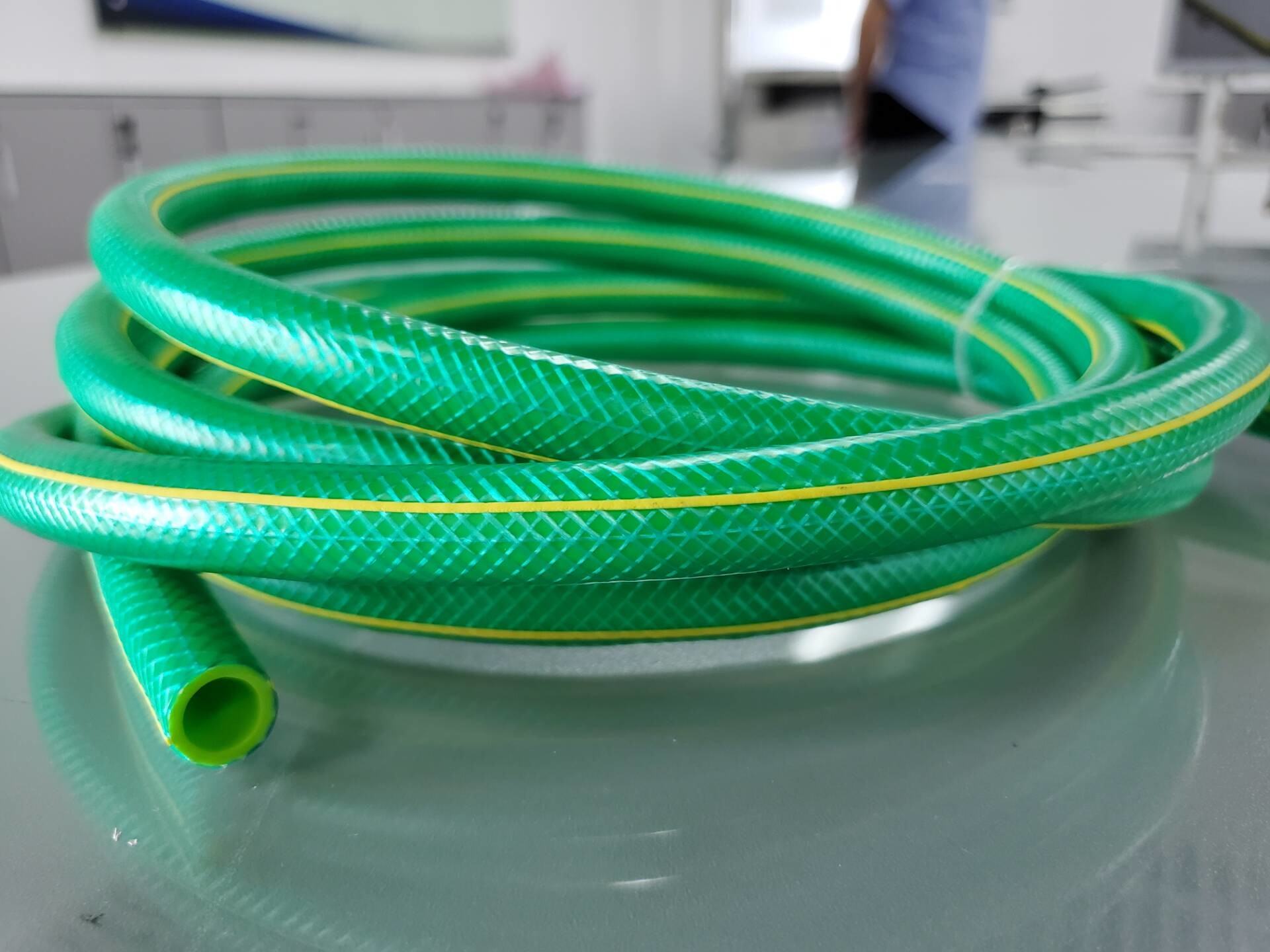 Garden Hose Plastic PVC Pipe Extrusion Machine PLC 120kw 150mm