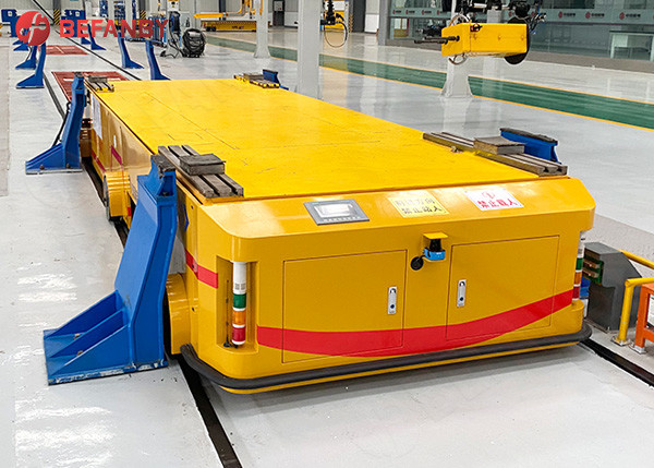 Assemble Line Automatic 40 Ton Battery Powered Track Car