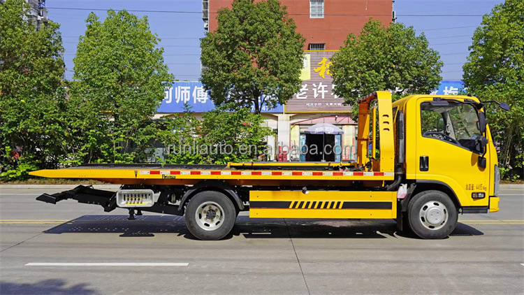 Factory ISUZU 8Ton 10 Ton Recovery Road Rescue Truck Small Mini Flatbed Platform Wrecker Towing Truck Tow Wrecker Truck