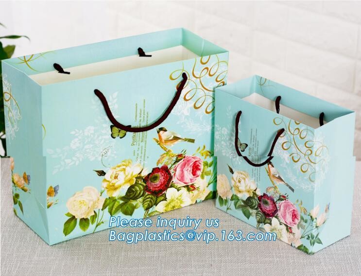 Cheap Customized Pink Printed Paper Shopping Bag For Clothing and Gift,Recycled Luxury Paper Bags & Retail Carrier Bags