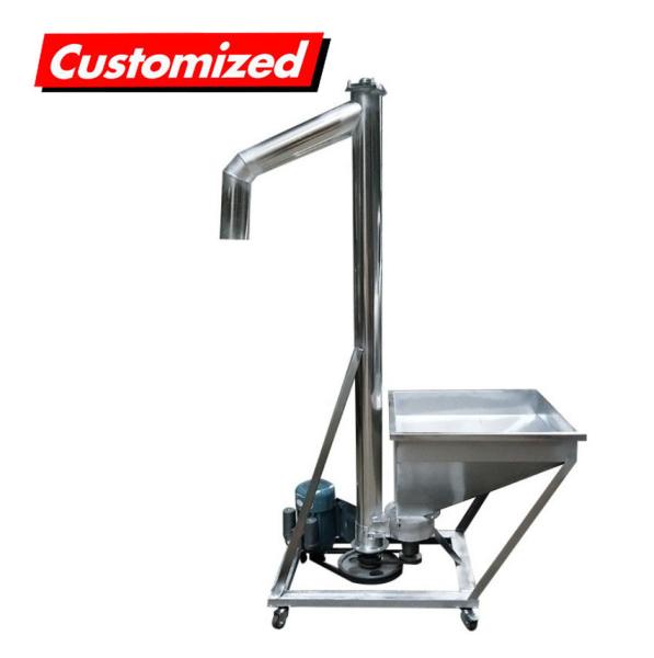 40L 60L 100L 150L Powder Auger Screw Hopper Auger Feeder for Powder Transportati