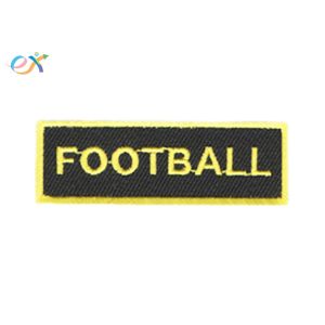 Personalized Name Patches Iron On Backing Rectangle Shape With Merrowed Edge