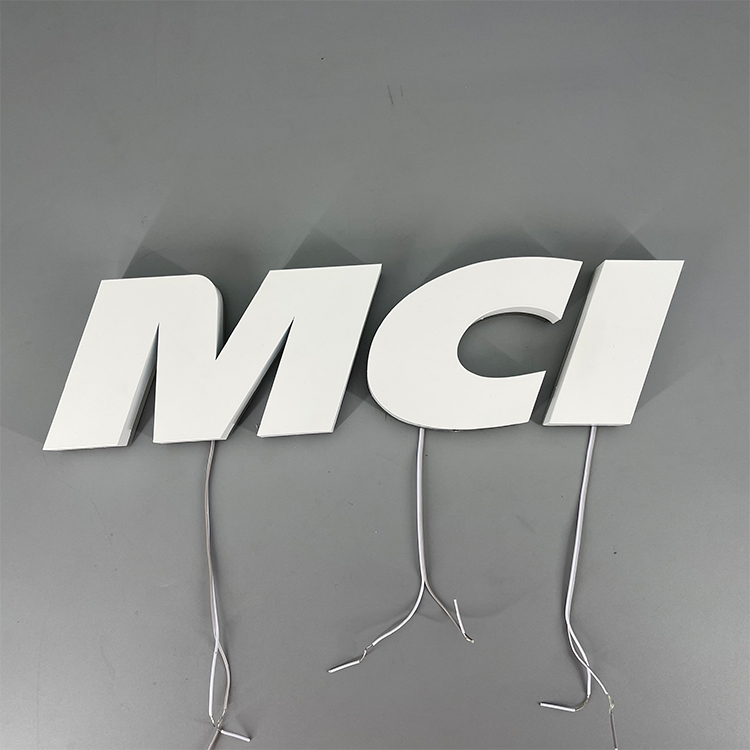 3D Signage Company Background Wall Wedding Decoration 3D LED Advertising Light Words