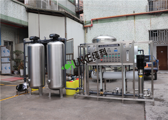 3T Two Stage RO Water Treatment Plant With SS304 For Medical Treatment