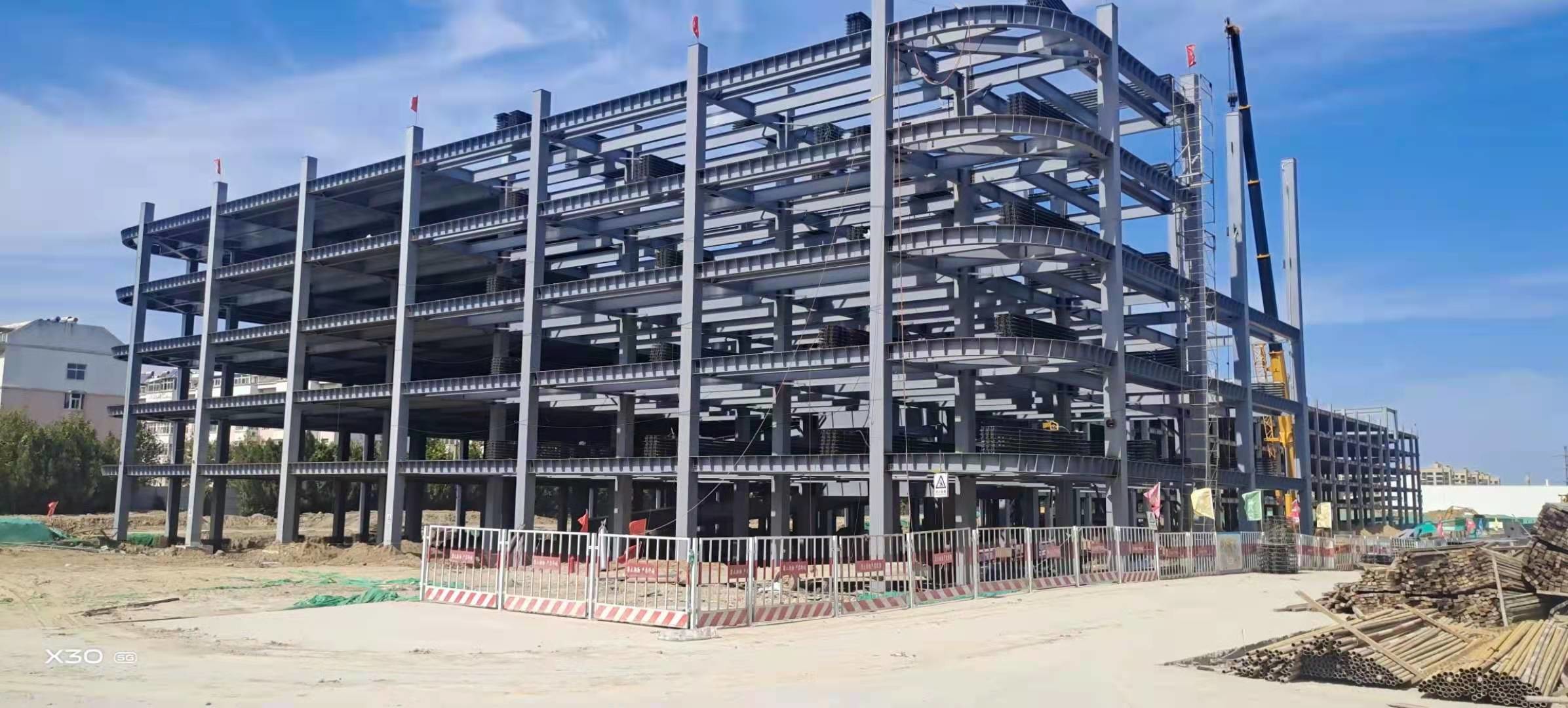 High Quality Prefabricated Steel Structure Building Construction Multi Story Large Span Workshop Cold Storage Metal Shed