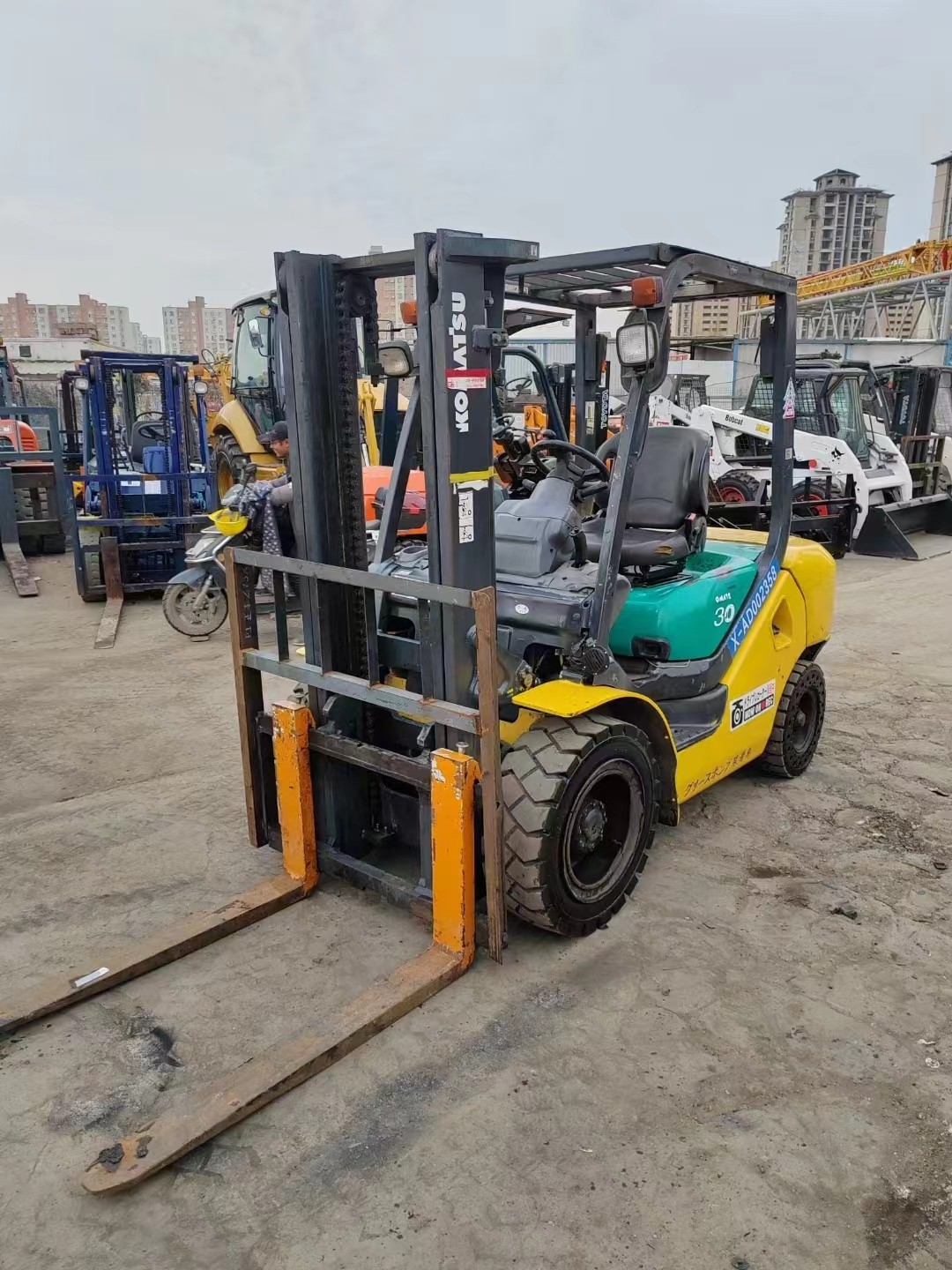 Second hand Komatsu diesel forklift from Japan