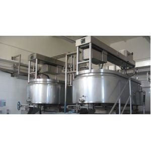 1000L/1500LSUS304 industrial cheese making machine with heating, cooling jacket