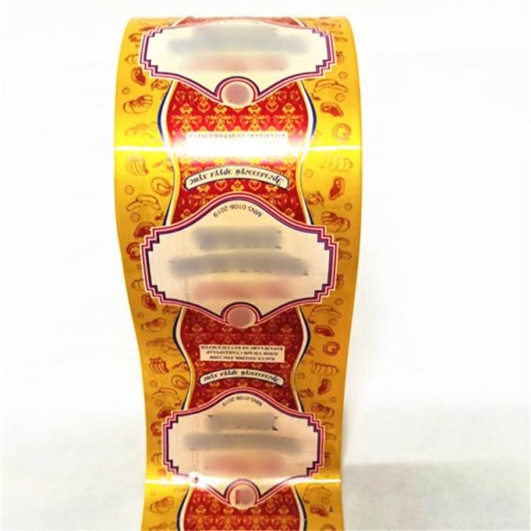 Caliper 19mm Caliber 220mm Printed Artificial Sausage Casings Plastic Food