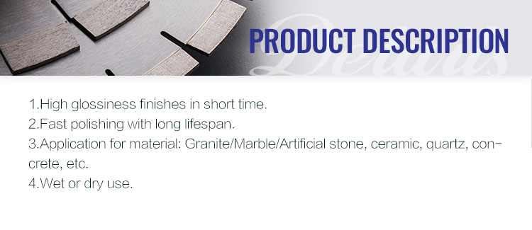 Customized Colors 3 Step Resin Bond Stone Polishing Pads for High Grinding Efficiency