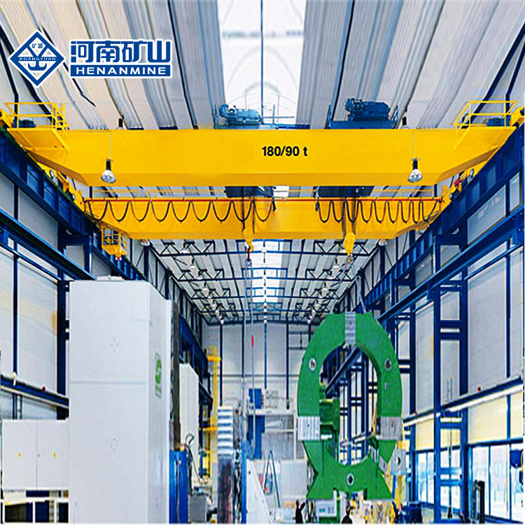 5 Ton QZ Type Travelling Double Girder Overhead Crane System With Waste Grab