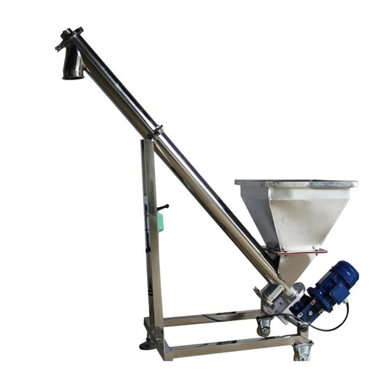 OEM Custom Inclined Semolina Auger Feeder Screw Augers Conveyor with Hopper