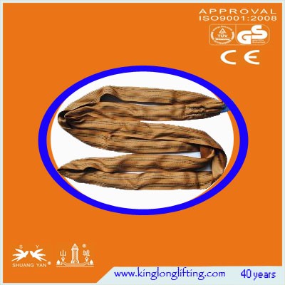 6 Ton Nylon Lifting Slings , Heavy Duty Lifting Chains Webbing For Warehouse