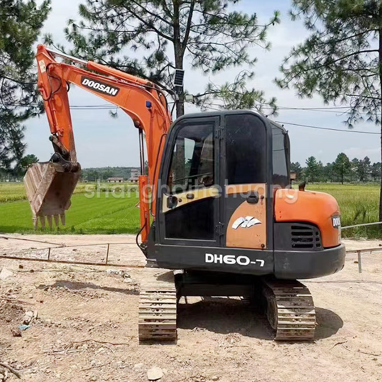 Doushan DH60-7 Tracked Excavator Used Doosan Dh60-7 Excavator