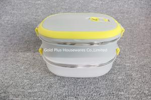  Factory supply airtight leak proof food storage container double wall tiffin stainless steel insulated thermal lunch box Manufactures