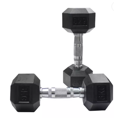 Commercial Weight Lifting Dumbbell Hexagonal Dumbbells Hex Rubber