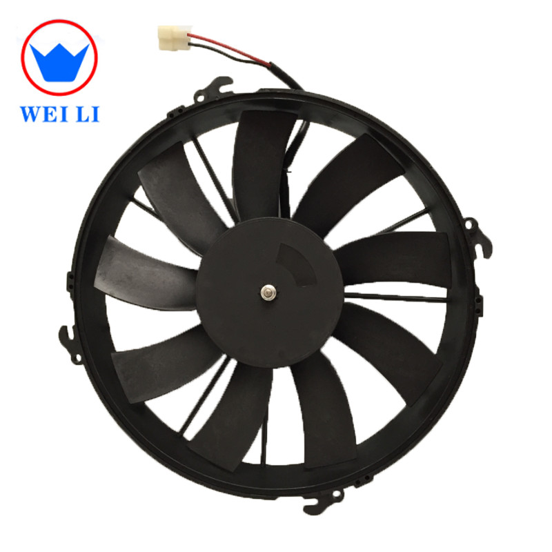 Electric Radiator Fan With 9 Blades , 2000m3/H Aircon Fan 2400 RPM Speed