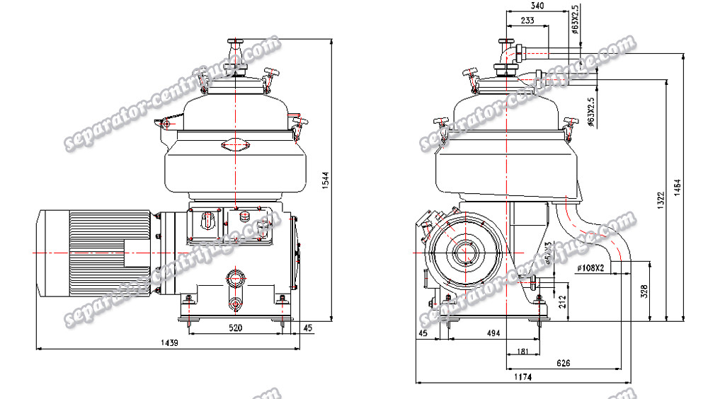 Industrial Starch Separator , Food Automatic Centrifugal Machine