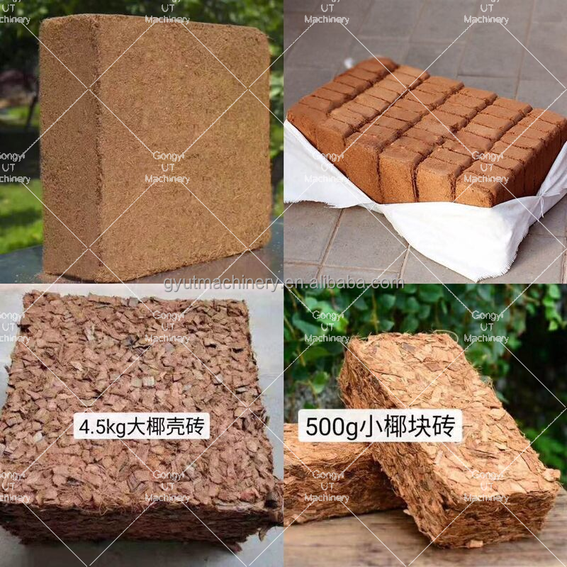 Supply Hydraulic 5KG Cocopeat Block Press Packing Machine for Plant Fiber Block