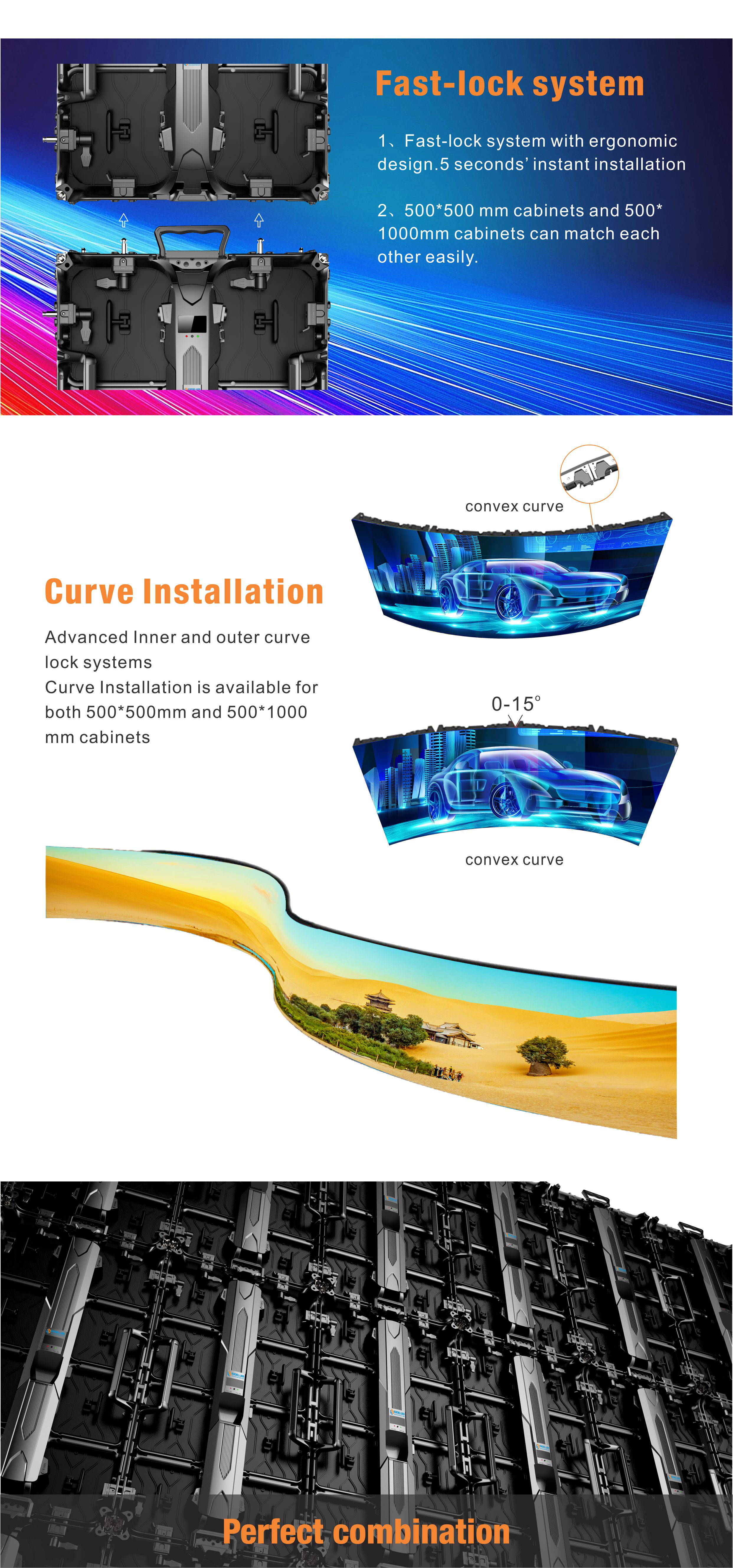3840Hz 500*1000mm 1500cd/sqm P2.84 Live Show LED Screen