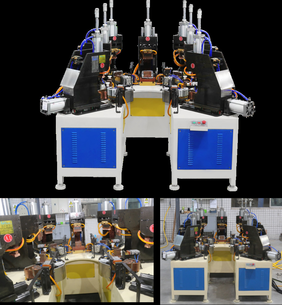 IBC Cage Frame PLC 400KVA Iron Tube Mesh Machine