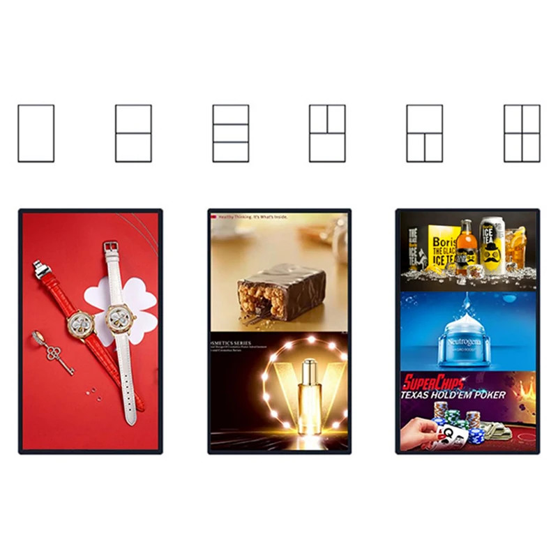 32 inch Infreaed touch screen indoor digital signage displays Wall Mounted with Windows System