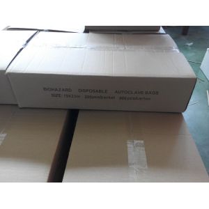 Heavy Duty Biohazard Waste Bag for Hospital Use, Biodegradable Autoclavable