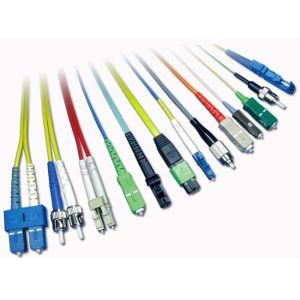 SC LC FC ST MU MPO Fiber Optic Patch Cord Low Insertion Loss And High Return