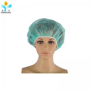 China 20-30gsm Disposable Hair Net Cap with three styles Surgeon cap Clip Cap and Bouffant Cap on sale