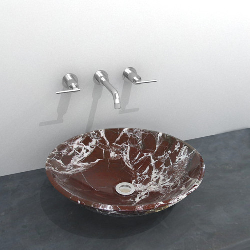 Natural Countertop 96"X 26" 30mm Rosso Levanto Marble Slab