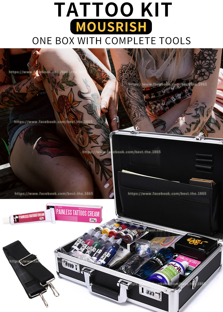 Tattoo Kit Tattoo Kit Tatto Box MOUSRISH One Box With Complete Tools Factory Price