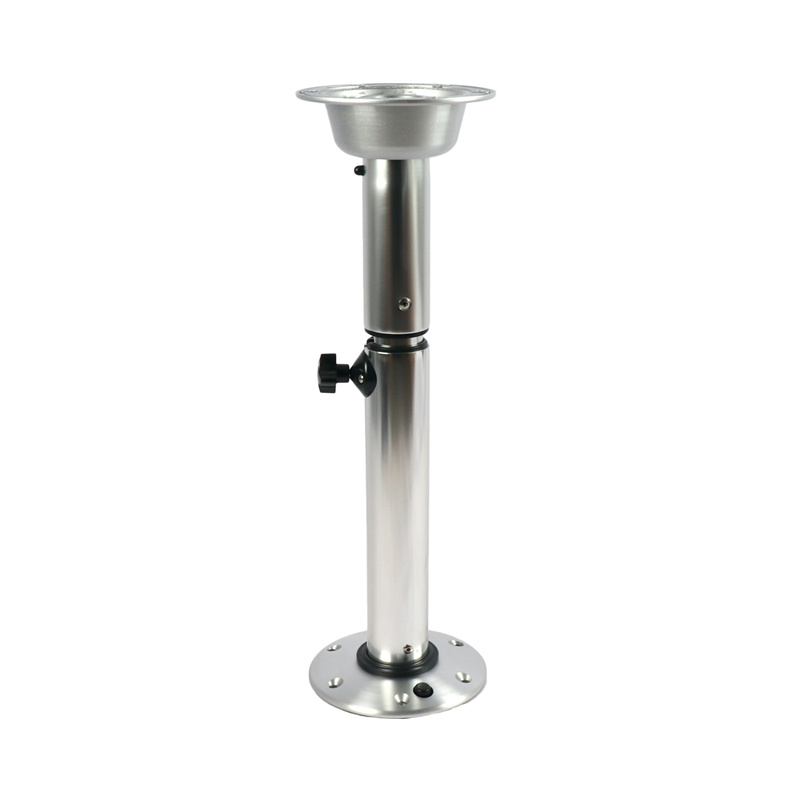 Marine and Caravan Adjustable Table Pedestal RV table pedestal leg with bases dinette for yacht boat camper trailer is made of