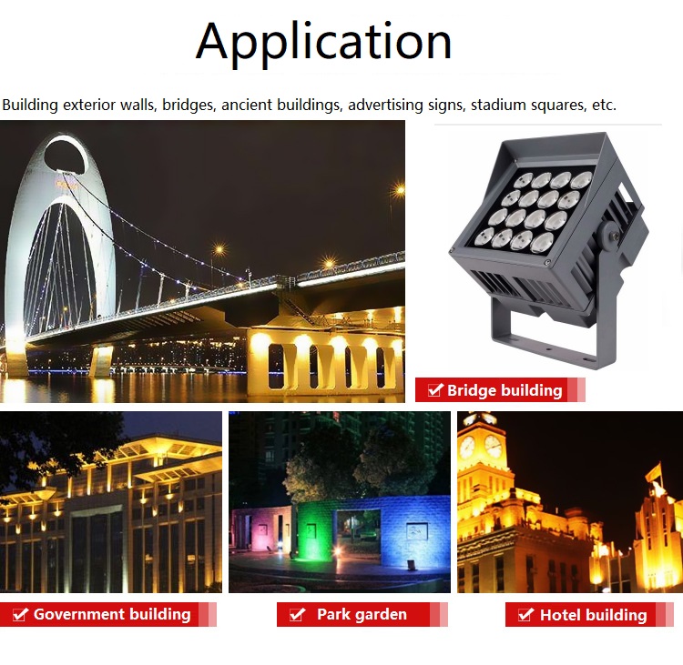 100W 120W Led Wall Washer Lights Outdoor Architectural Exterior Wall Wash Lighting