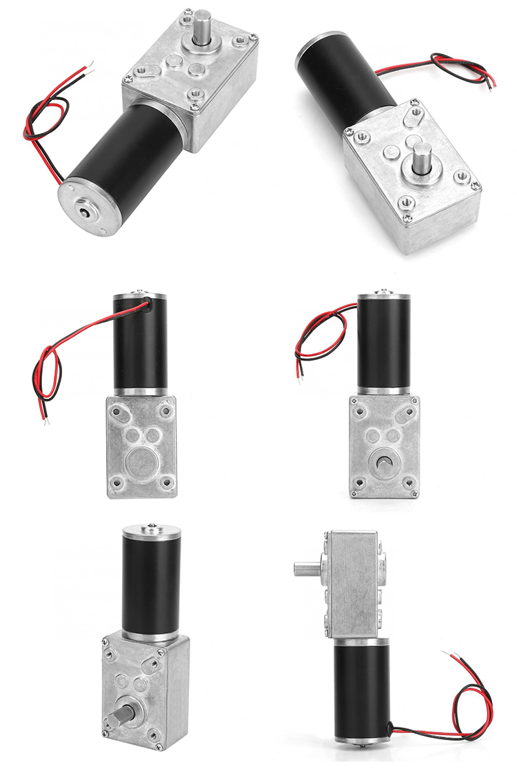 Faradyi Customized 370 Dc Micro Gear Motor 12V 180Rpm Vending Machine Gearbox Motor Worm Gear Motor