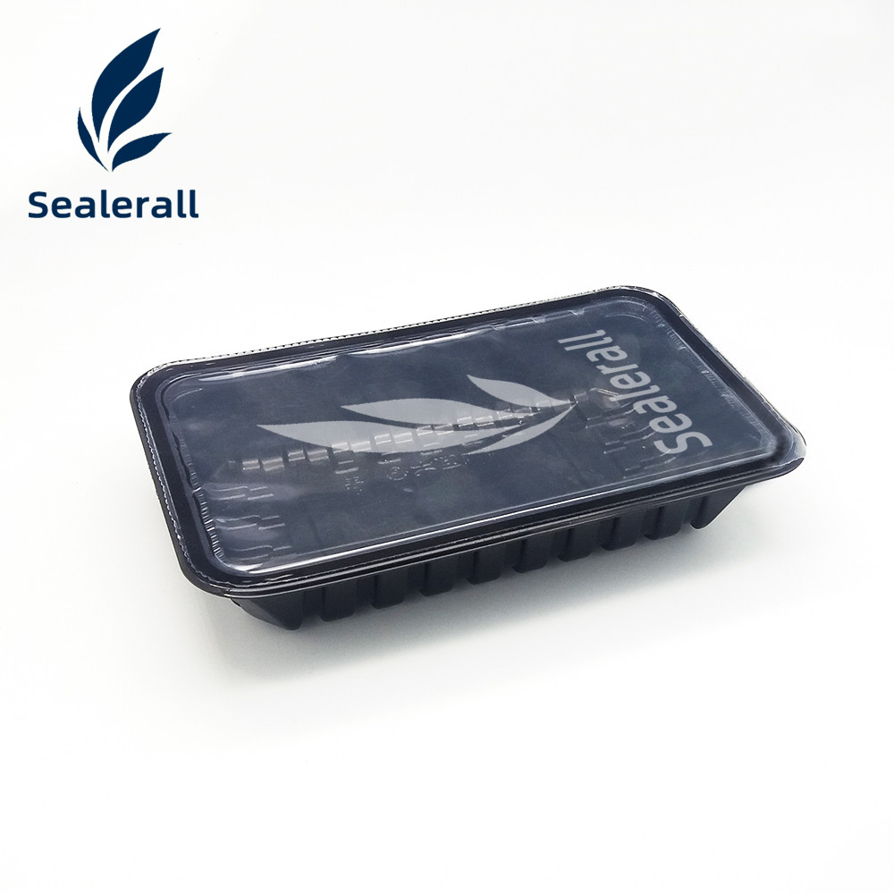 Energy Efficiency Plastic Food Container Sealing Machine 2000W With Space Saving Design