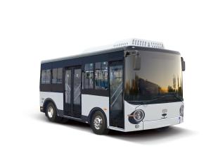  5.9m Electric MiniBus 14 Seats Low Floor Buses green bus for Public Transit. Manufactures