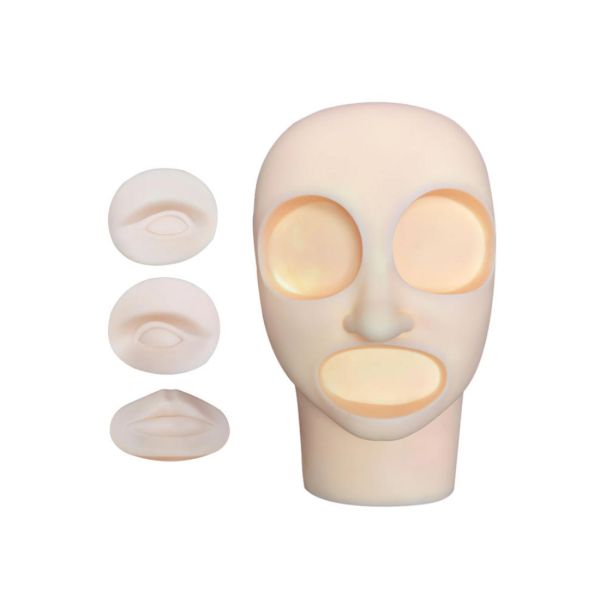Detachable Soft Silicone Permanent makeup practice Microblading Practice Head Model