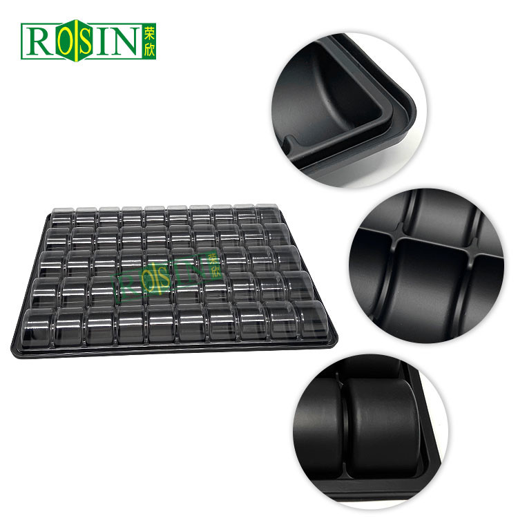 Customized Transparent Macaron Box Eco Friendly Hinged Clamshell Lightweight