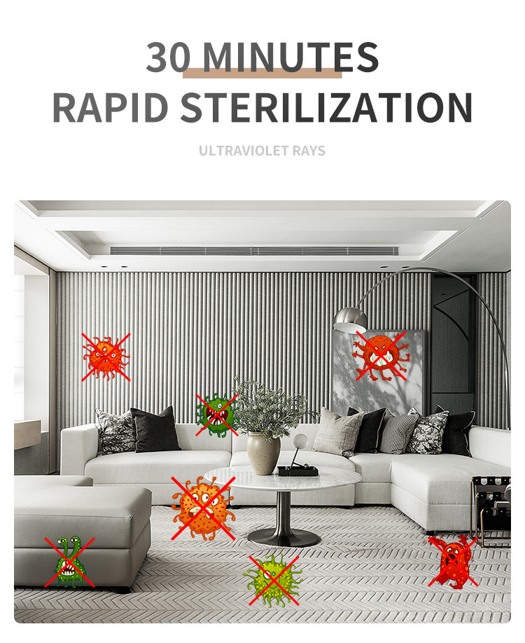 Household 142pcs LED UV Sterilizer Bulb With Remote Control