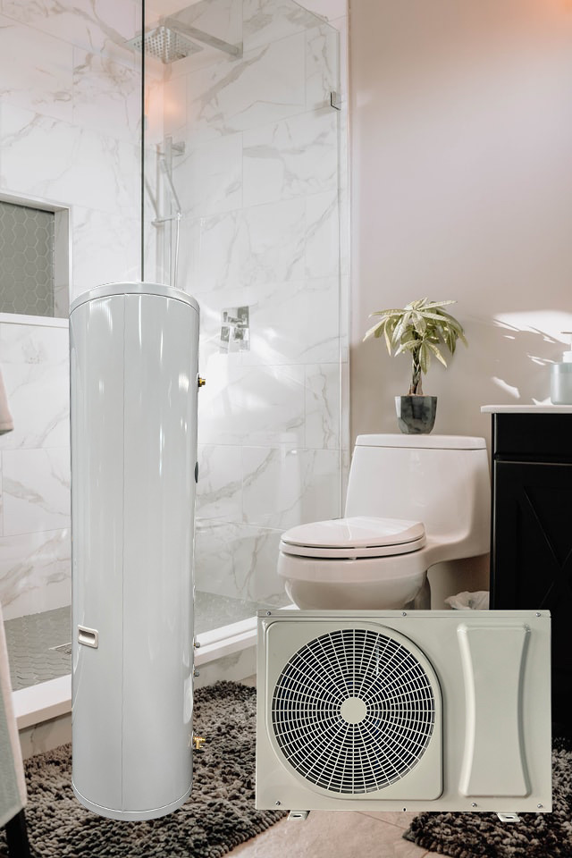 WIFI Mini Split Heat And Cool Residential Air Source Heat Pump 18KW CE