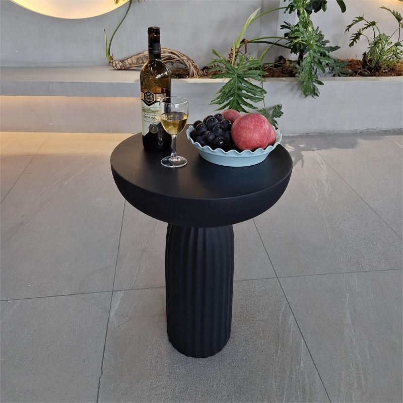Outdoor GRC Concrete Table Sets Furniture Cold And Heat Resistant
