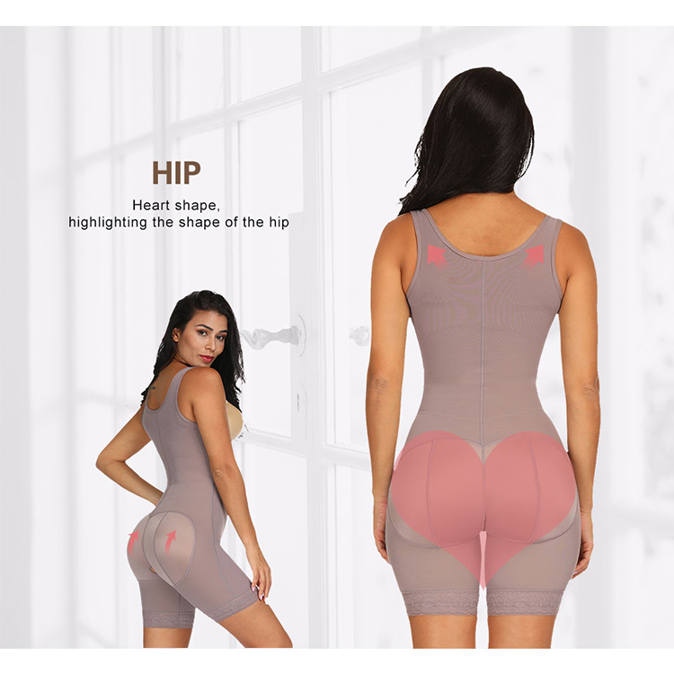 30% Spandex 70% Nylon HEXIN Bodysuit Shapewear for Women Waist and Thigh Trainer