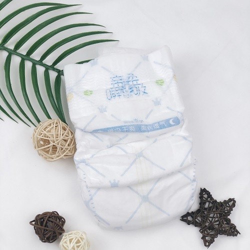 Cute Printing Breathable Back Sheet Baby Diapers Disposable Rapid Absorption