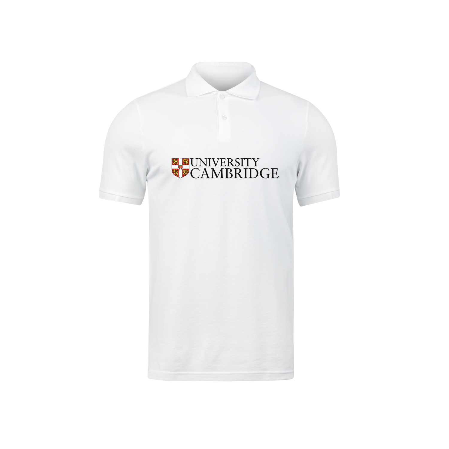 OEM Designs University Logo Polo Shirt with Printed Logo and Breathable Fabric