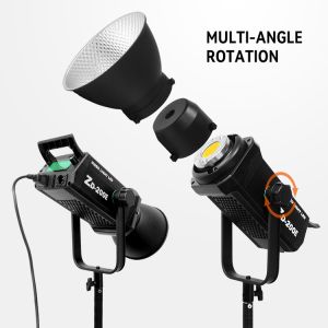 Powerful 200w Cob Video Studio Lights With Softbox 6500k Led Photo Light For