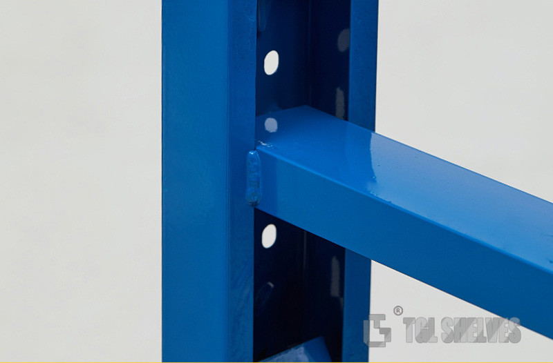 Steel 4layers Warehouse Storage Shelves Heavy Duty Anti rust 2500kg Weight capacity