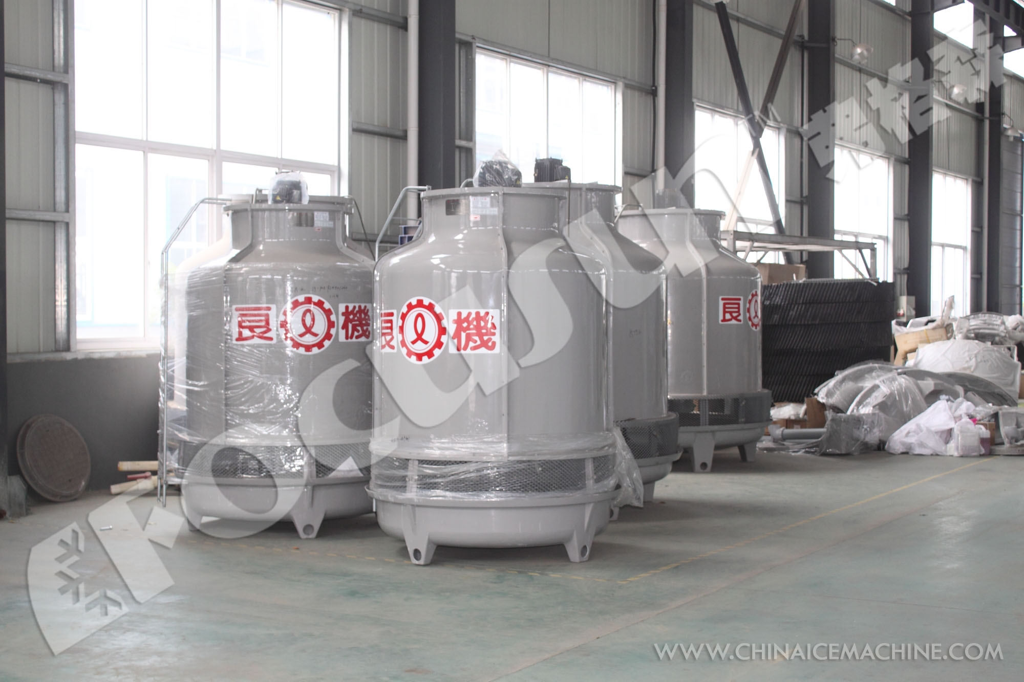 High Capacity 60 000 Kilos PLC Ice Roll Tube Making Machines with R404A Refrigerant